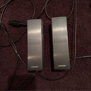 Bose Silver Desktop Speakers